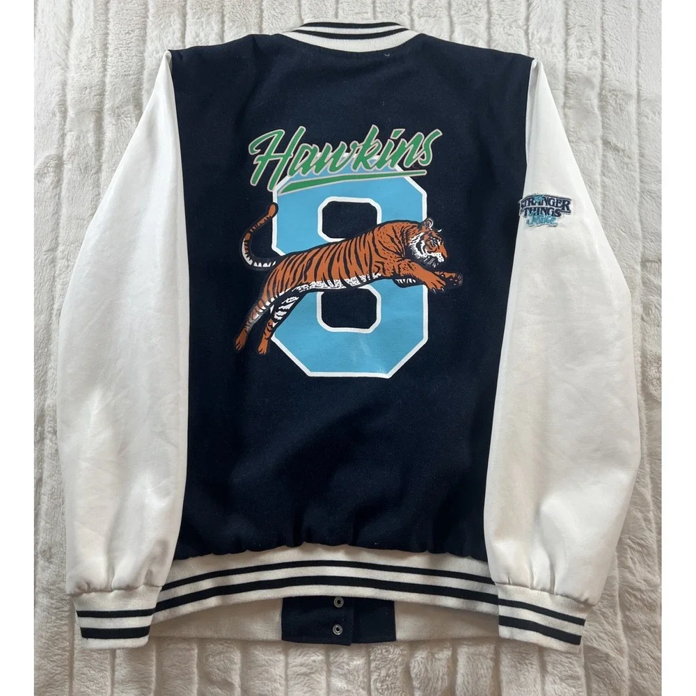 Stranger Things Jacket Hawkins High School Justice‎ Varsity Youth XL 16/18